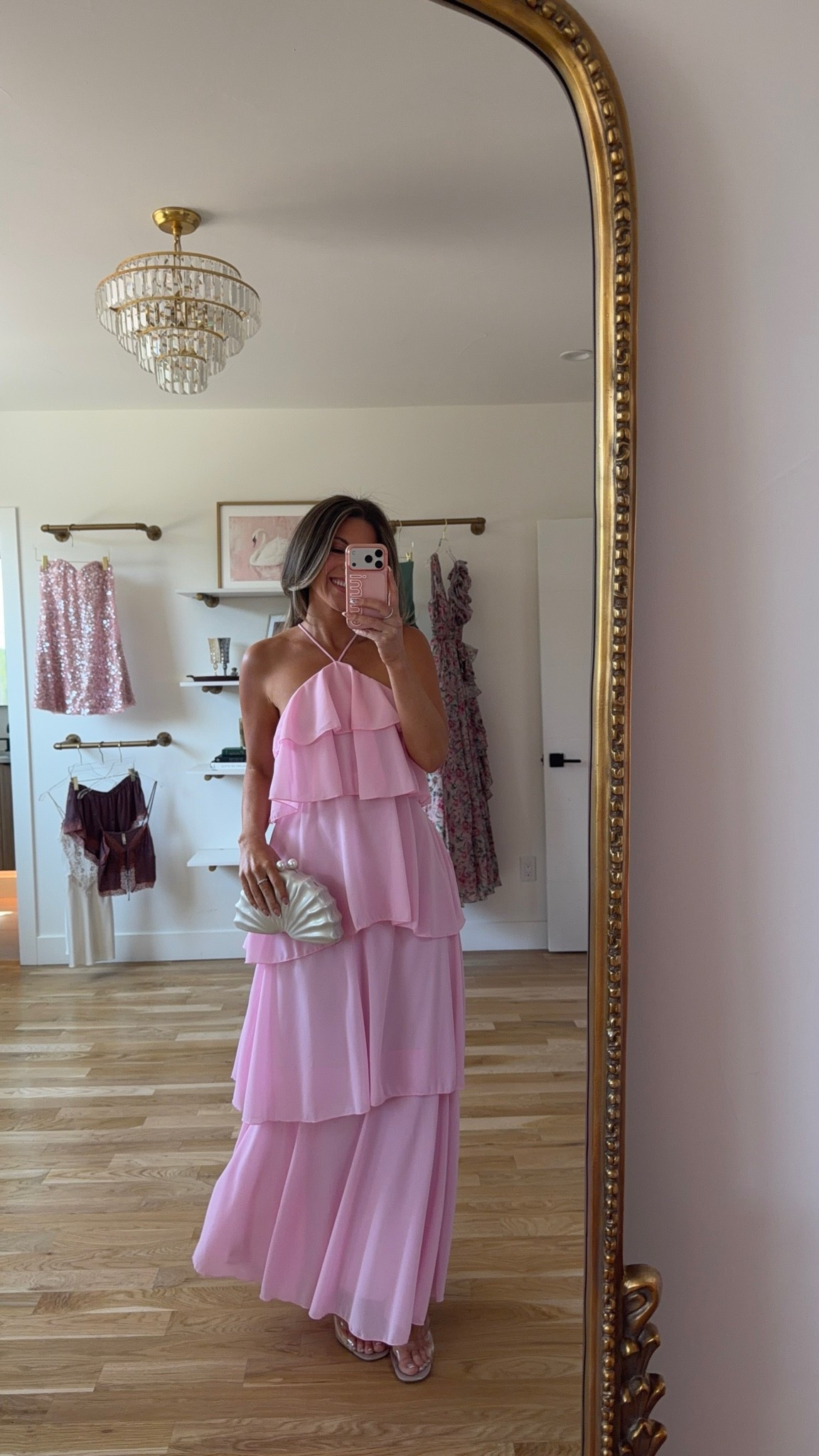 pink flowy tiered maxi with ruffled halter neckline amazon summer resort wear, formal event, wedding guest dress 🌸💍

I’m 5’4” and typically wear a small/2 

amazon fashion, amazon dresses, amazon finds, amazon outfit ideas, amazon summer outfits, affordable fashion finds, summer wedding guest dresses, wedding guest dresses, cocktail dresses, semi-formal dresses, black tie wedding guest dresses, destination wedding guest dresses, garden party dresses, wedding guest outfit ideas

#LTKgrwm #LTKSeasonal #LTKWedding