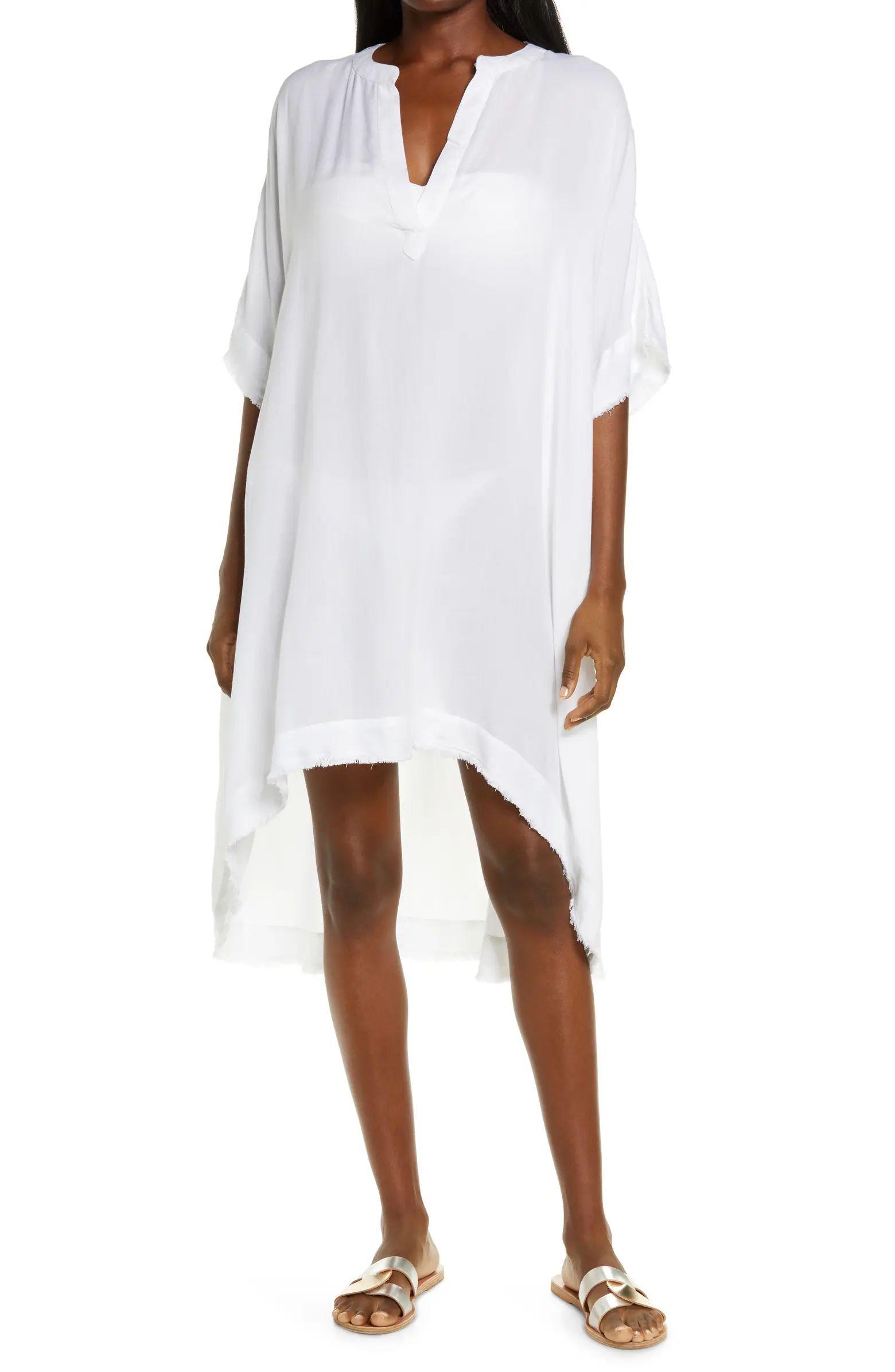 Fray Edge Cover-Up Caftan | Nordstrom