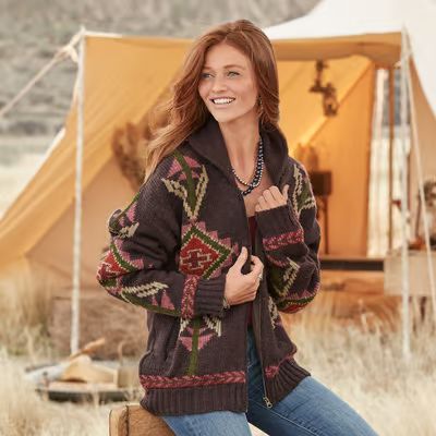 Thunderbird Heritage Cardigan | Sundance Catalog