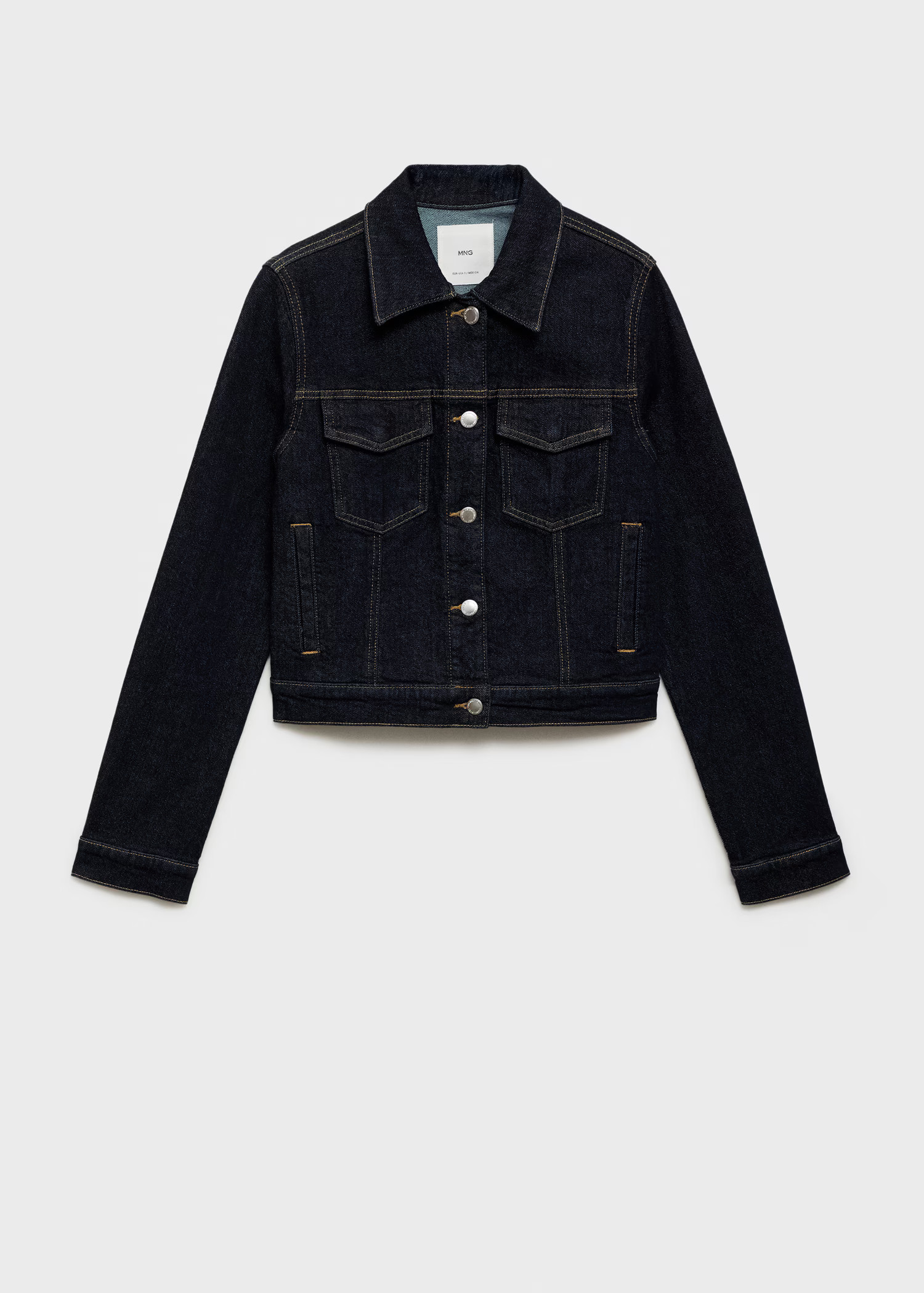 Denim jacket pocketsInitial price struck through [US$ 69.99]US$ 69.99Current price [US$ 45.99]US$... | Mango (US/MX/AU)