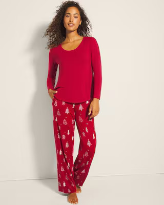 Packaged Long-Sleeve Pant Set | SOMA