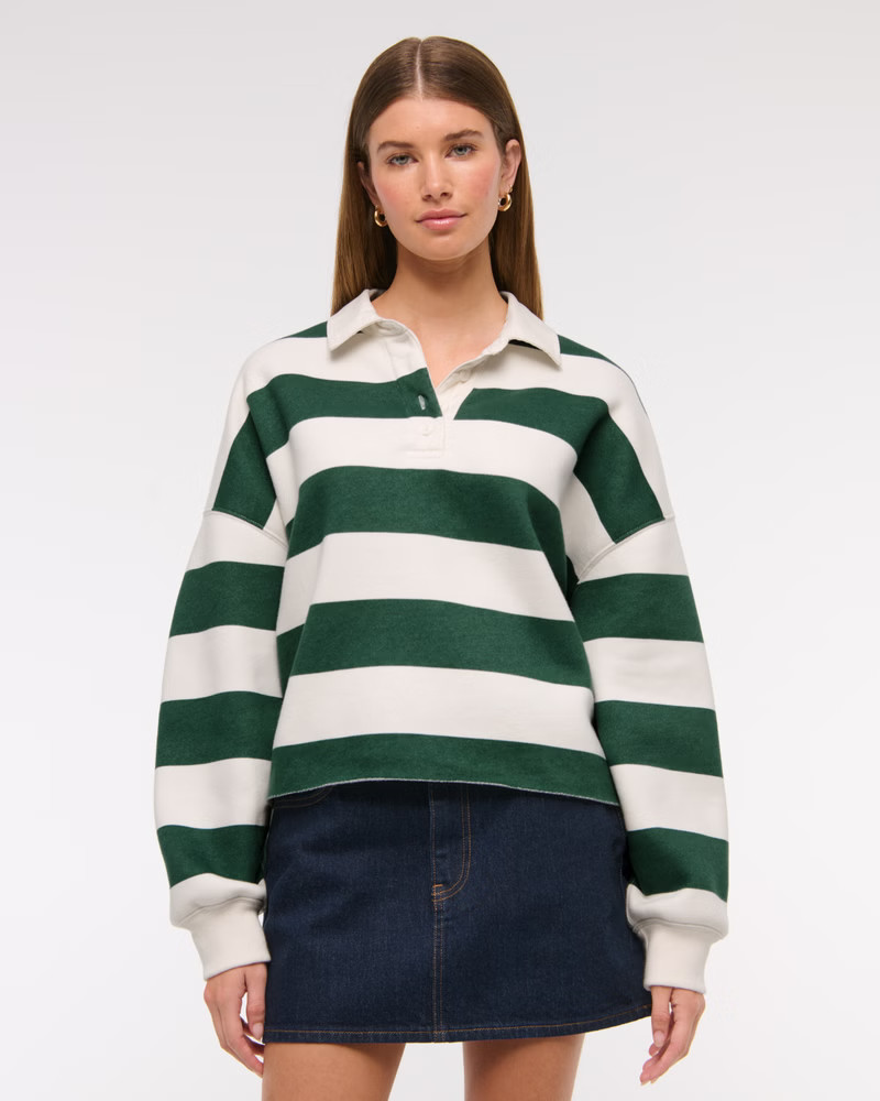 Women's Essential Collared Polo Crew | Women's Tops | Abercrombie.com | Abercrombie & Fitch (US)