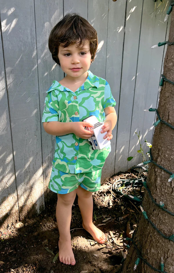 Lil Easy Shorts ~ Abstract Poppy | Show Me Your Mumu