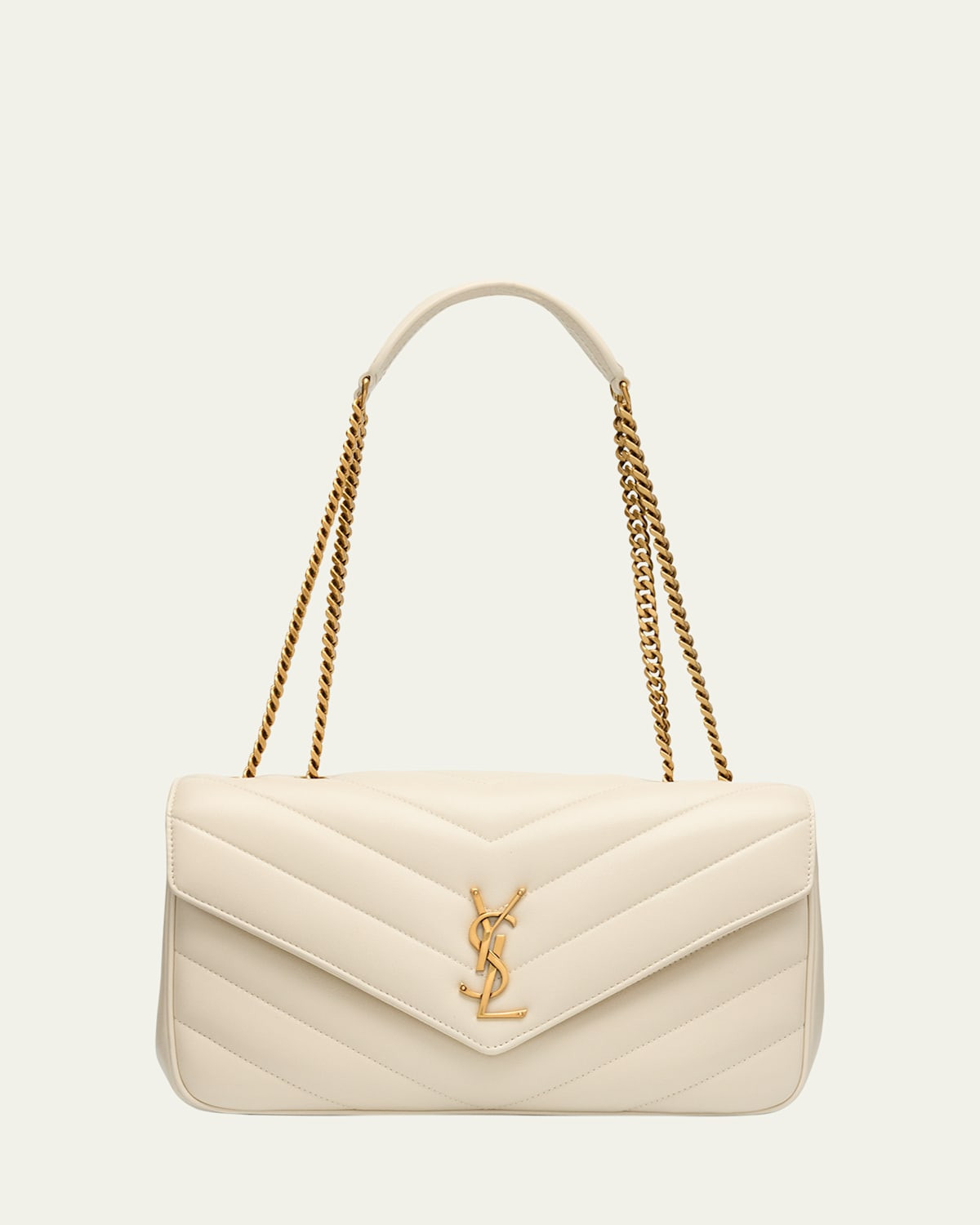 Loulou Medium YSL Chain Shoulder Bag in Quilted Leather | Bergdorf Goodman