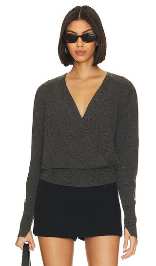 Finn Wrap in Flannel Melange | Revolve Clothing (Global)