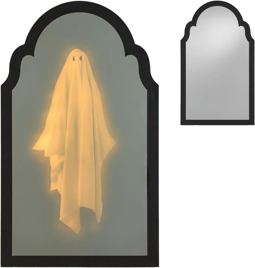 2025 Martha Stewart Ghost Mirror with Eyes Ghost for Halloweens Decor, Indoor DIY Ghosts Mirror, ... | Walmart (US)