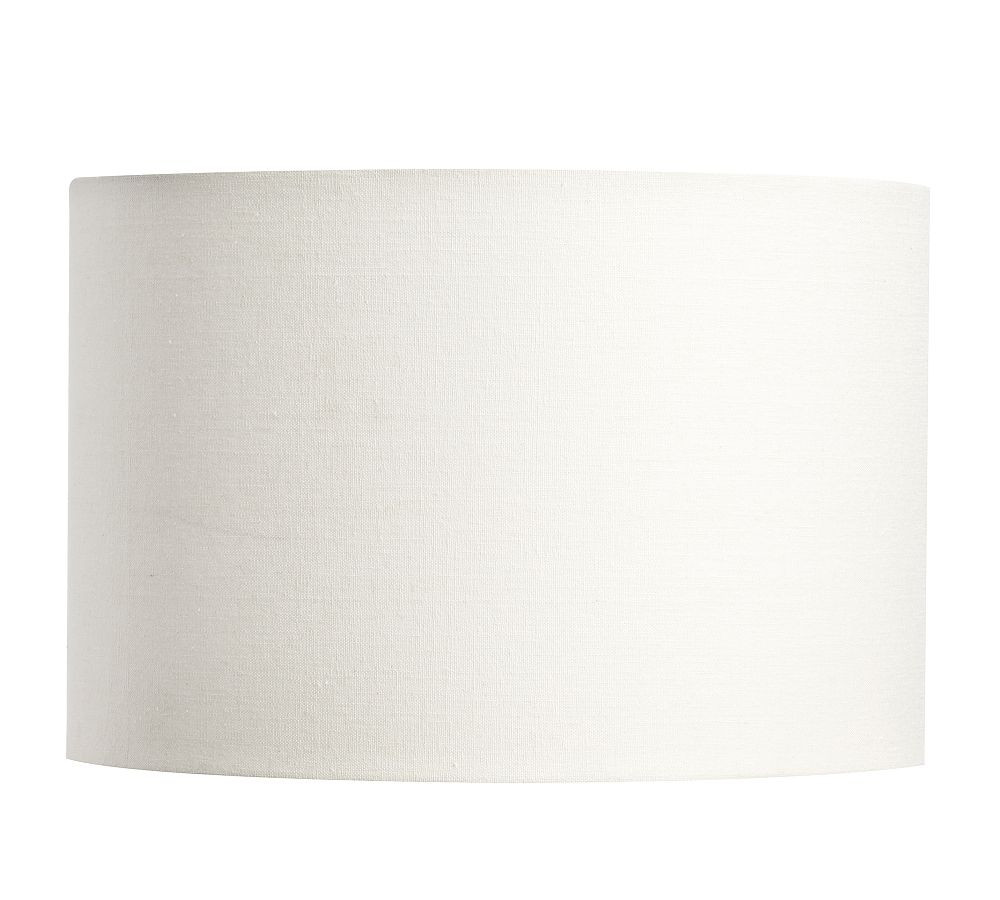 Gallery Linen Straight-Sided Drum Lamp Shade (13"-19'') | Pottery Barn (US)