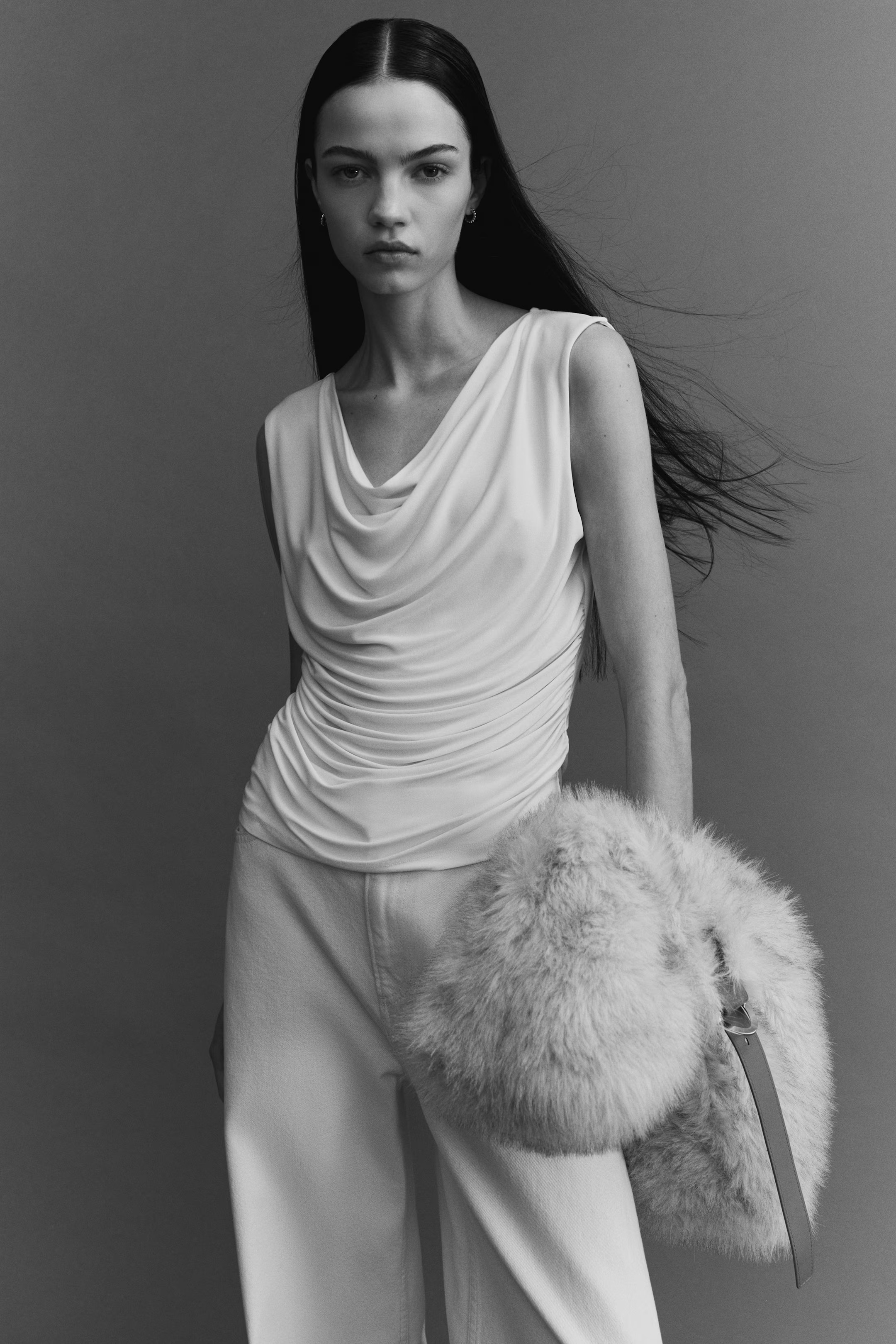 Draped Jersey Sleeveless Top | H&M (US + CA)