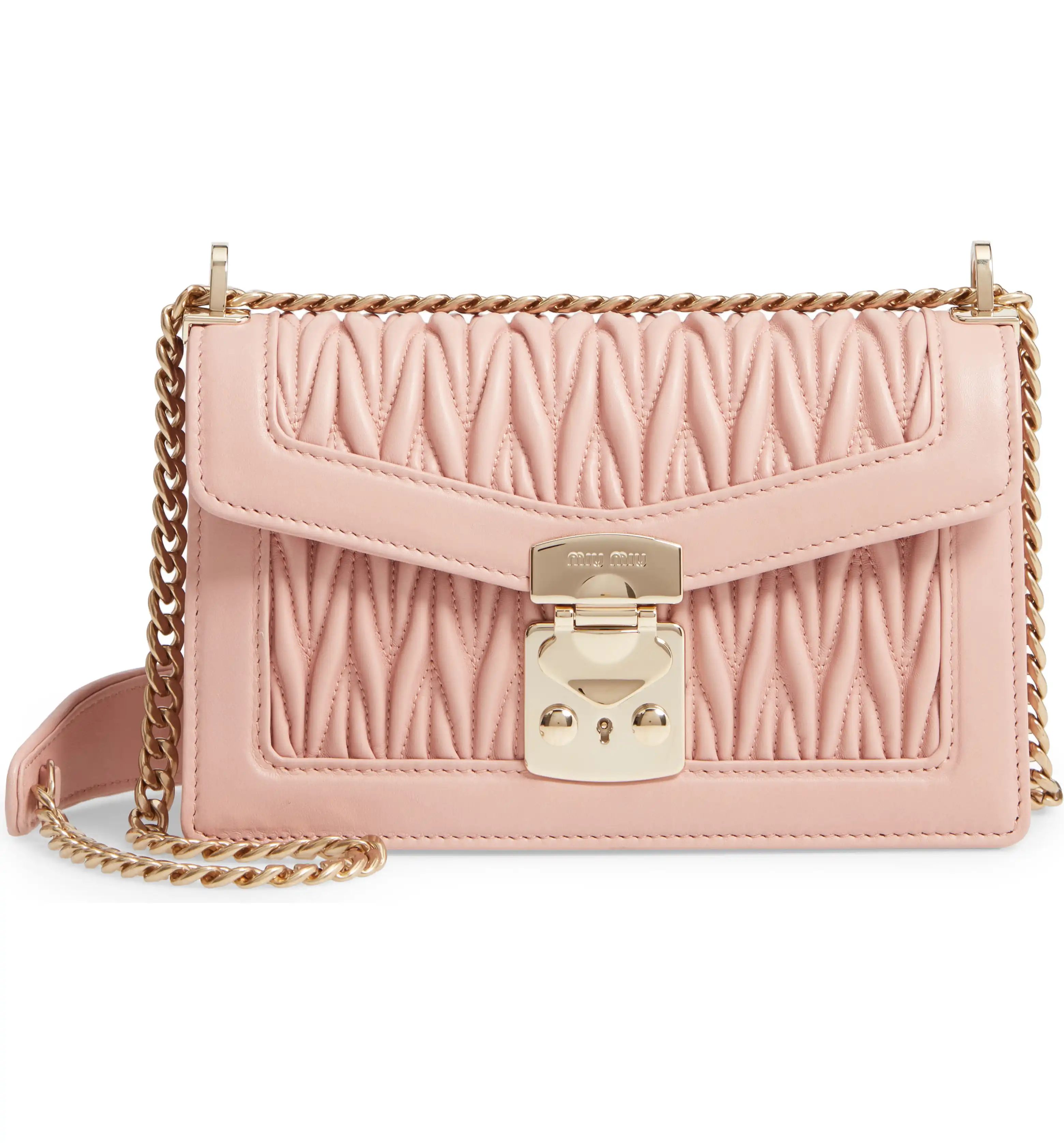 Matelassé Leather Crossbody Bag | Nordstrom