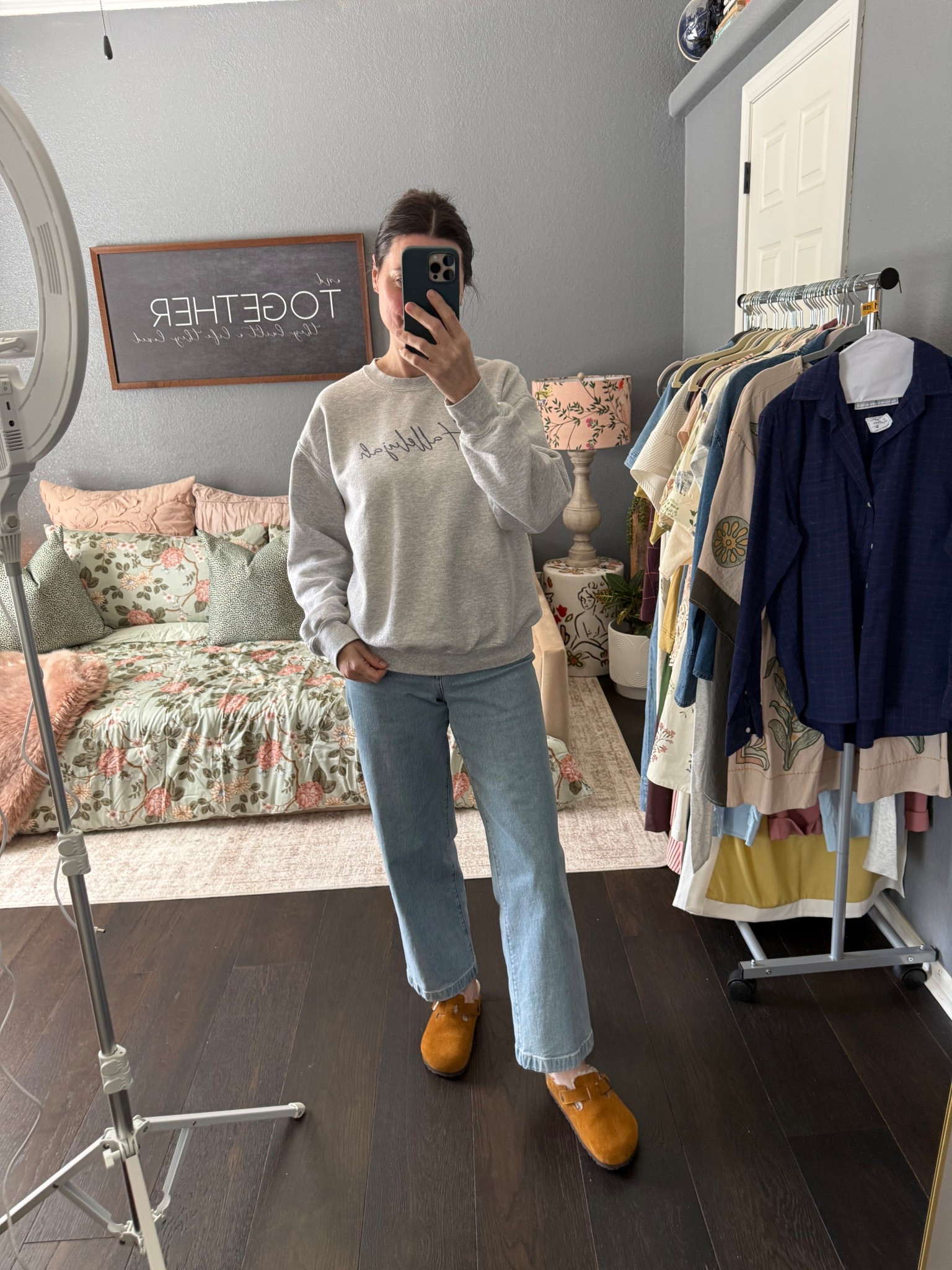 These jeans are my current favorite - they are my go-to for comfort and style!  These shoes are fuzzy inside and oh-so-comfy 💕

#LTKStyleTip #LTKShoeCrush #LTKSeasonal