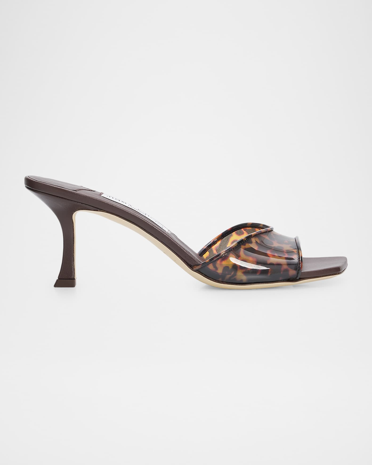 Skye 70 mm Tortoiseshell TPU Sandals | Neiman Marcus
