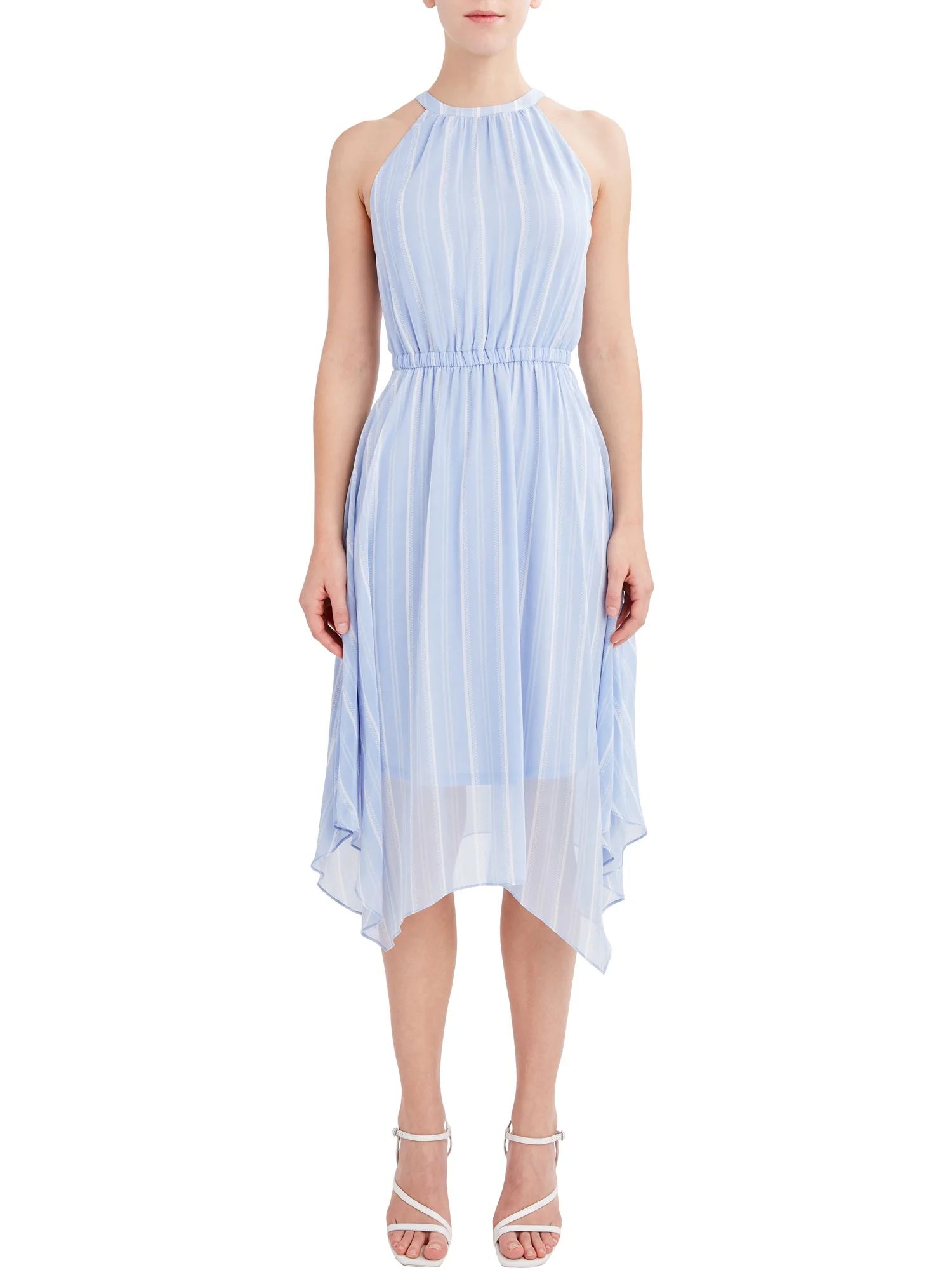 BCBG Paris Women's Halter Chiffon Dress - Walmart.com | Walmart (US)