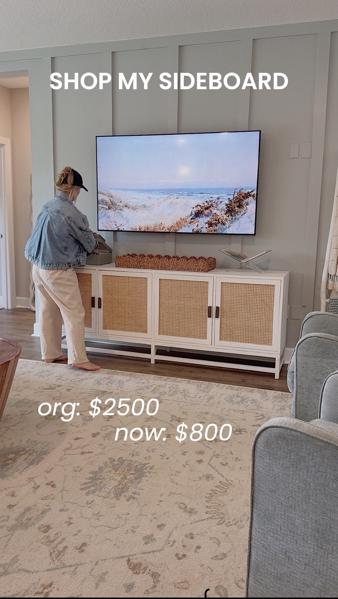 My sideboard is discontinued and now being sold for a steal!  


#LTKHome