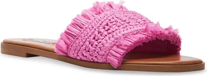 Lakeshore Woven Raffia Slide Sandal (Women) | Nordstrom