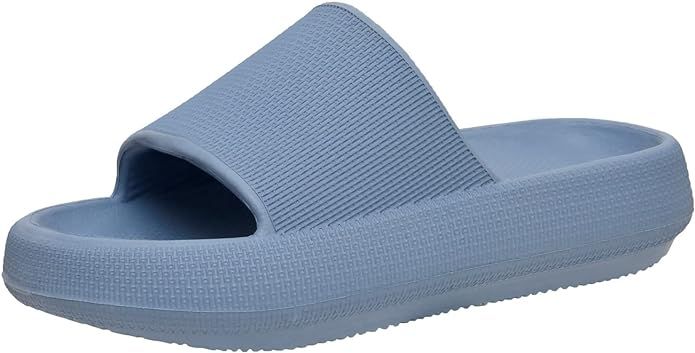 CUSHIONAIRE Women's Feather Cloud Recovery Slide Sandals with +Comfort | Amazon (US)