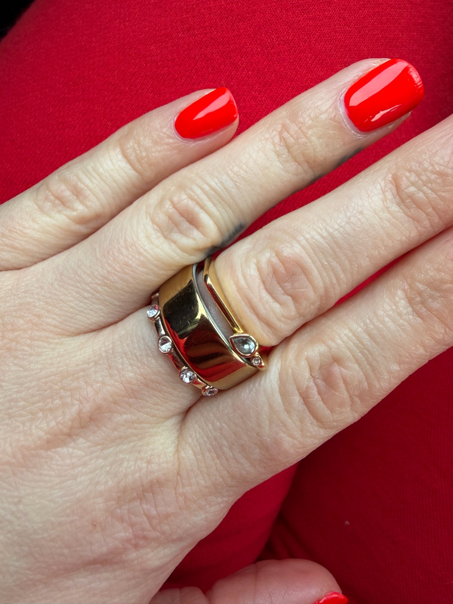 Stacking with my oura ring to create a more feminine look 

#LTKValentine #LTKselfcare #LTKootd