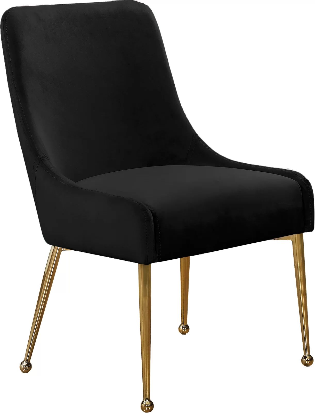 Rickyah Velvet Upholstered Side Chair (Set of 2) | Wayfair North America