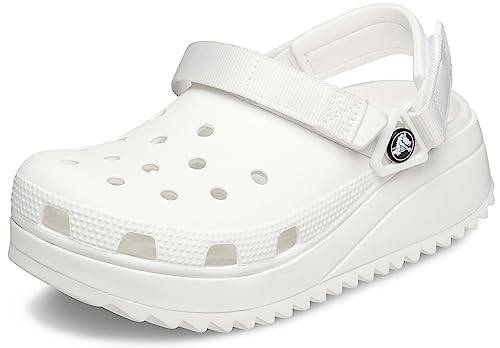 Crocs Classic Hiker Clogs for Men and Women Offers Croslite Foam Upper, Pivotable Backstrap, and Rubber Around Perimeter White/White Men's 12, Women's 14 Medium | Amazon (US)