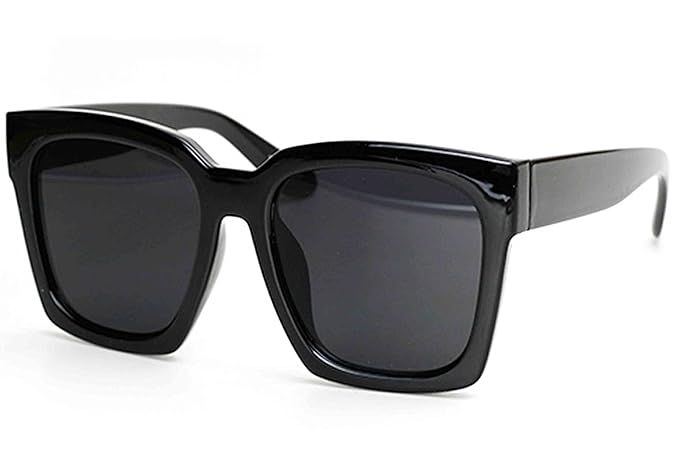 O2 Eyewear 7151 Premium Oversize XXL Women Men Mirror Fashion Sunglasses | Amazon (US)