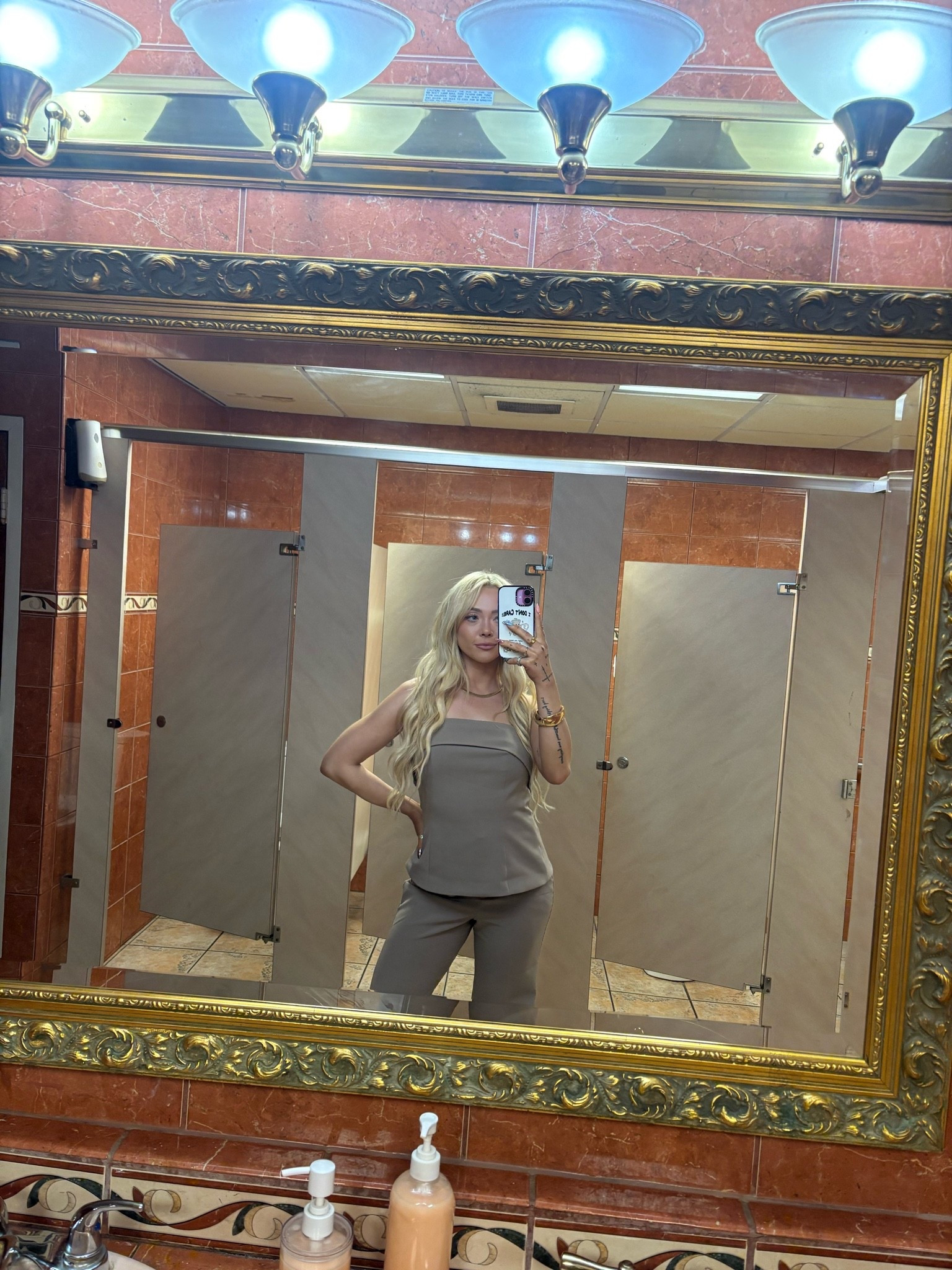 i sized down in the pants to a 2 and got a small in the top!

#LTKgrwm #LTKootd