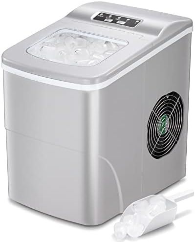 Amazon.com: AGLUCKY Countertop Ice Maker Machine, Portable Ice Makers Countertop, Make 26 lbs ice... | Amazon (US)