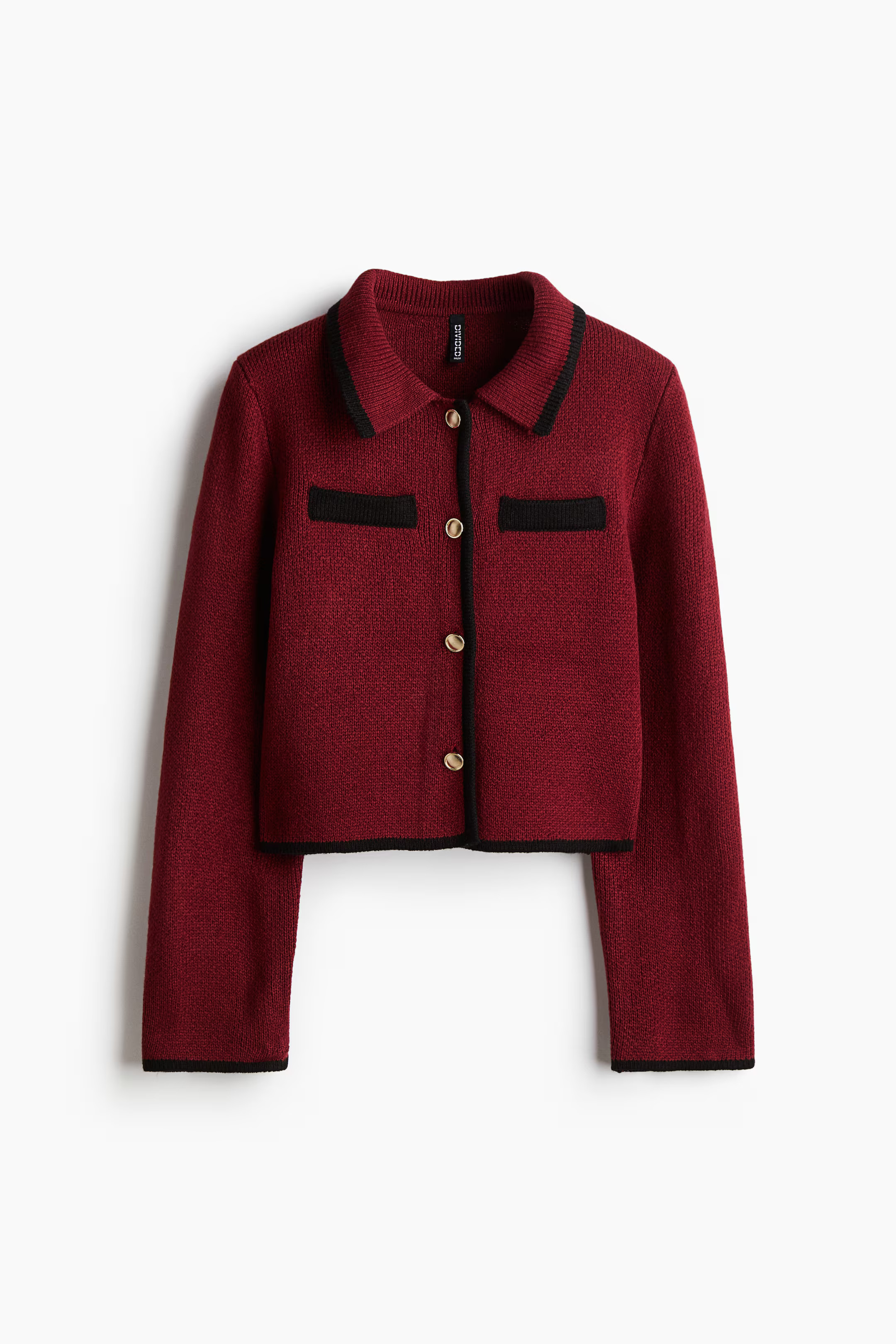 Cardigan in maglia fine con colletto | H&M (FR, IT, ES, PT, BE)