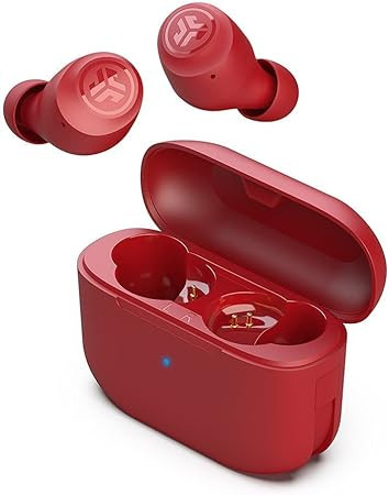 JLab Go Air Pop True Wireless Bluetooth Earbuds + Charging Case, Rose Red, Dual Connect, IPX4 Swe... | Amazon (US)