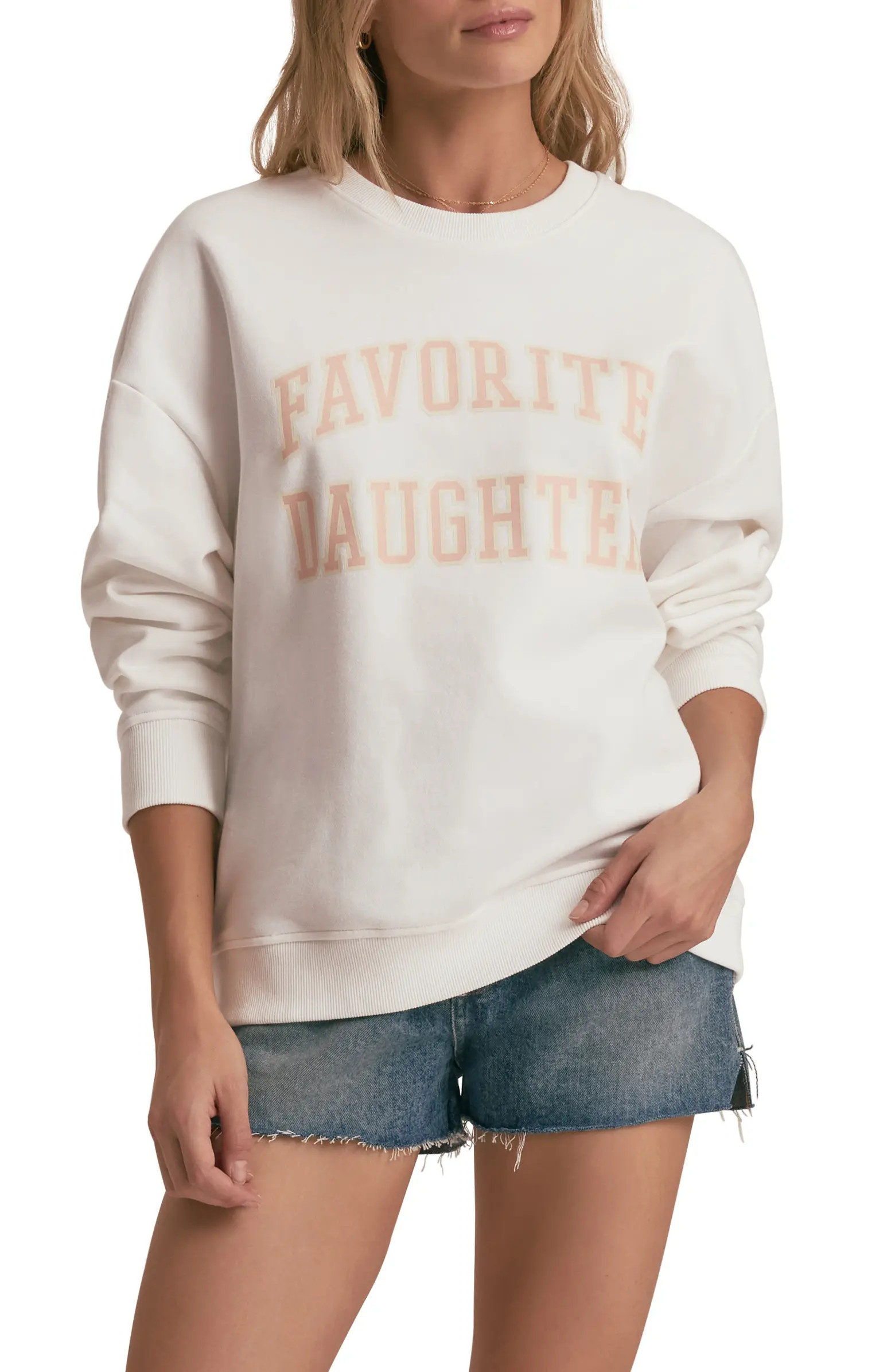 Collegiate Cotton Blend Sweatshirt | Nordstrom