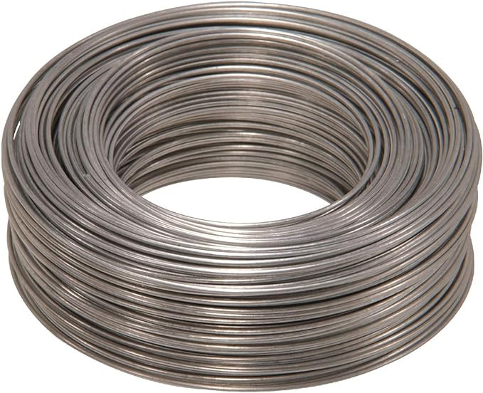 Steel 20 Gauge Galvanized Hobby Wire, 20 x 175', Silver, Corrosion Resistant, 15 lbs. Capacity | Amazon (US)