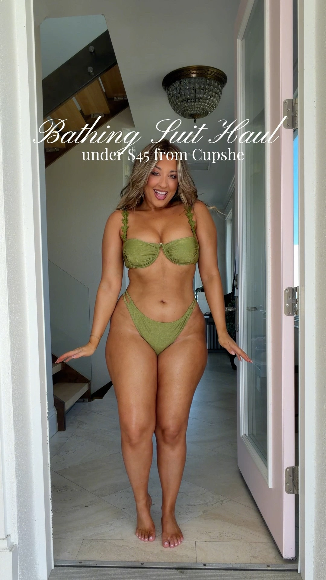 CUPSHE SWIM HAUL 🐚☀️ @Cupshe 
Found the cutest bikinis + one pieces that look designer without the designer price tag 🤍 The quality honestly surprised me — flattering fits, thick material, and affordable enough to grab multiple styles for vacation, pool days, and summer weekends 🌴✨

Discount Code Text: Nicole15/Nicole20 can enjoy 15%/20% off on orders of $70+/$135+

Wearing a large in everything except the tops i’m wearing a medium 

#LTKswim #LTKsummer #Cupshe #CupsheSwim #SwimHaul #AffordableFashion #BeachVacation #VacationStyle #SummerStyle #BikiniSeason #ResortWear #PoolsideStyle #Beachwear #VacationOutfits #SwimsuitSeason #FashionFinds #AffordableStyle #TrendingNow #LTKunder50 #BeachLook #SummerOutfits #StyleInspo #SwimwearFashion #VacationReady

#LTKgrwm #LTKootd #LTKSwim