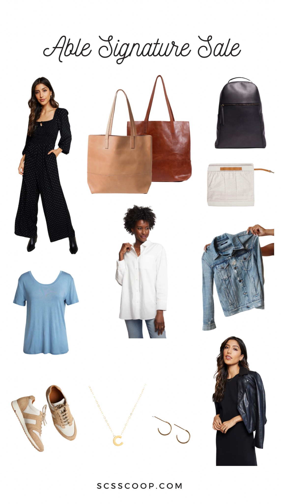 Able’s top rated pieces are on major sale — 40% off and you can get 45% off with my code SARAHCAMILLE45!

Leather tote, canvas tote insert and organizer, denim jacket, oversized button down shirt, leather jacket, leather backpack, initial necklace, hoop earrings, tan & white sneakers

Valentines Day Gift Ideas

#LTKSale #LTKsalealert #LTKunder100