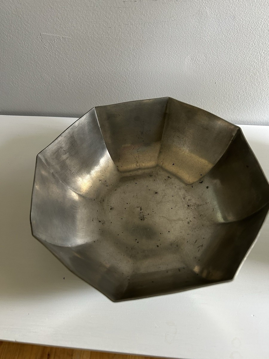 Gorham Pewter Serving Bowl (PH6) Octagon Shaped. | eBay US