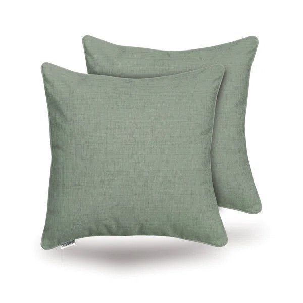 Outdoor Indoor Square Rectangular Waterproof Decorative Pillow Cover & Pillow With Insert (Set Of... | Wayfair North America