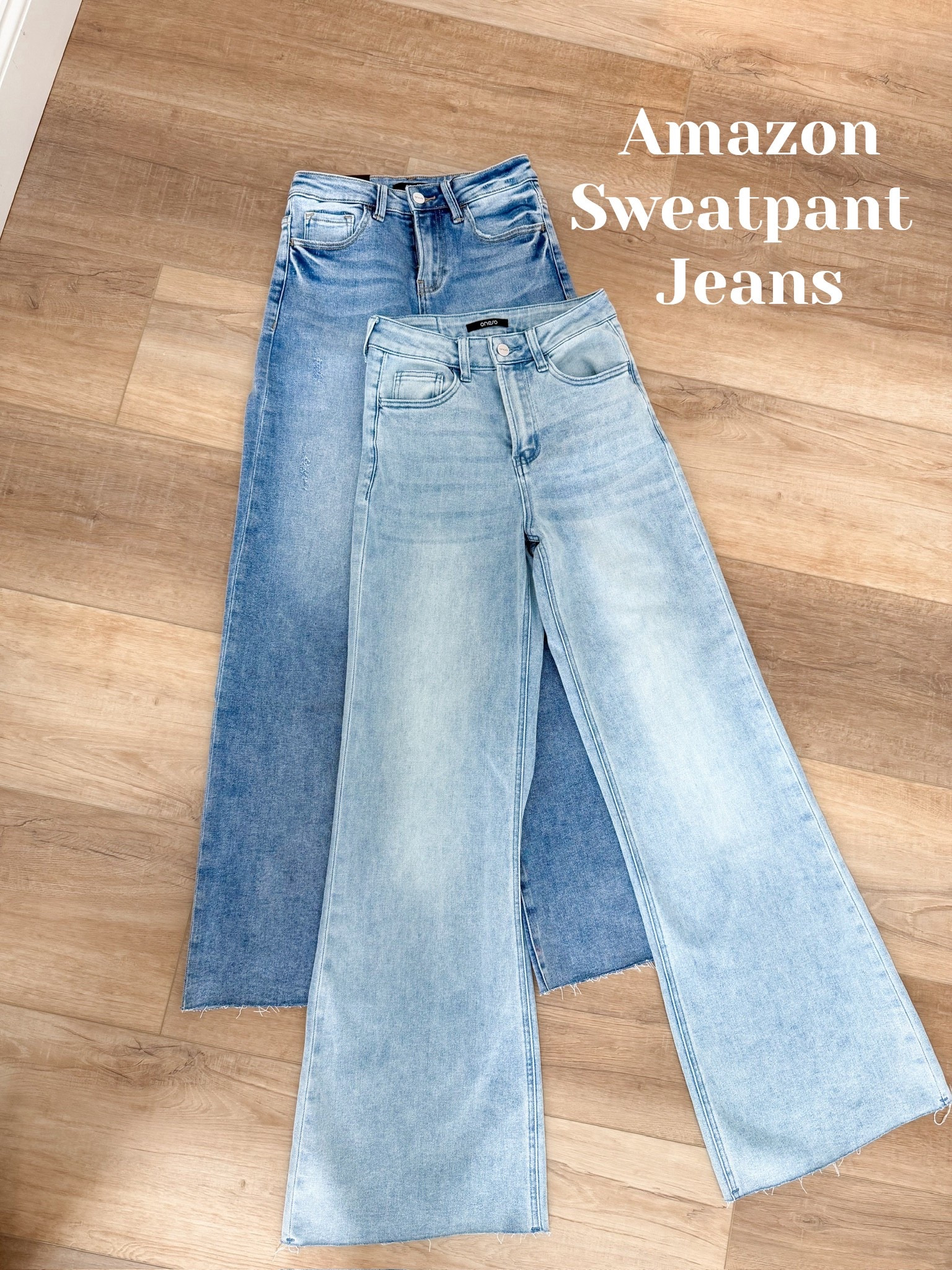 These Amazon wide leg jeans are giving major designer vibes 🙌

The high rise, structured fit, and full-length wide leg silhouette look SO similar to those $$$ denim styles — but at a fraction of the price. The light wash is perfect for spring and summer, and they’re super flattering on.

If you’ve been wanting that elevated, trouser-style denim without the splurge… this is it 👏

#LTKOver40 #LTKmomlife #LTKTall