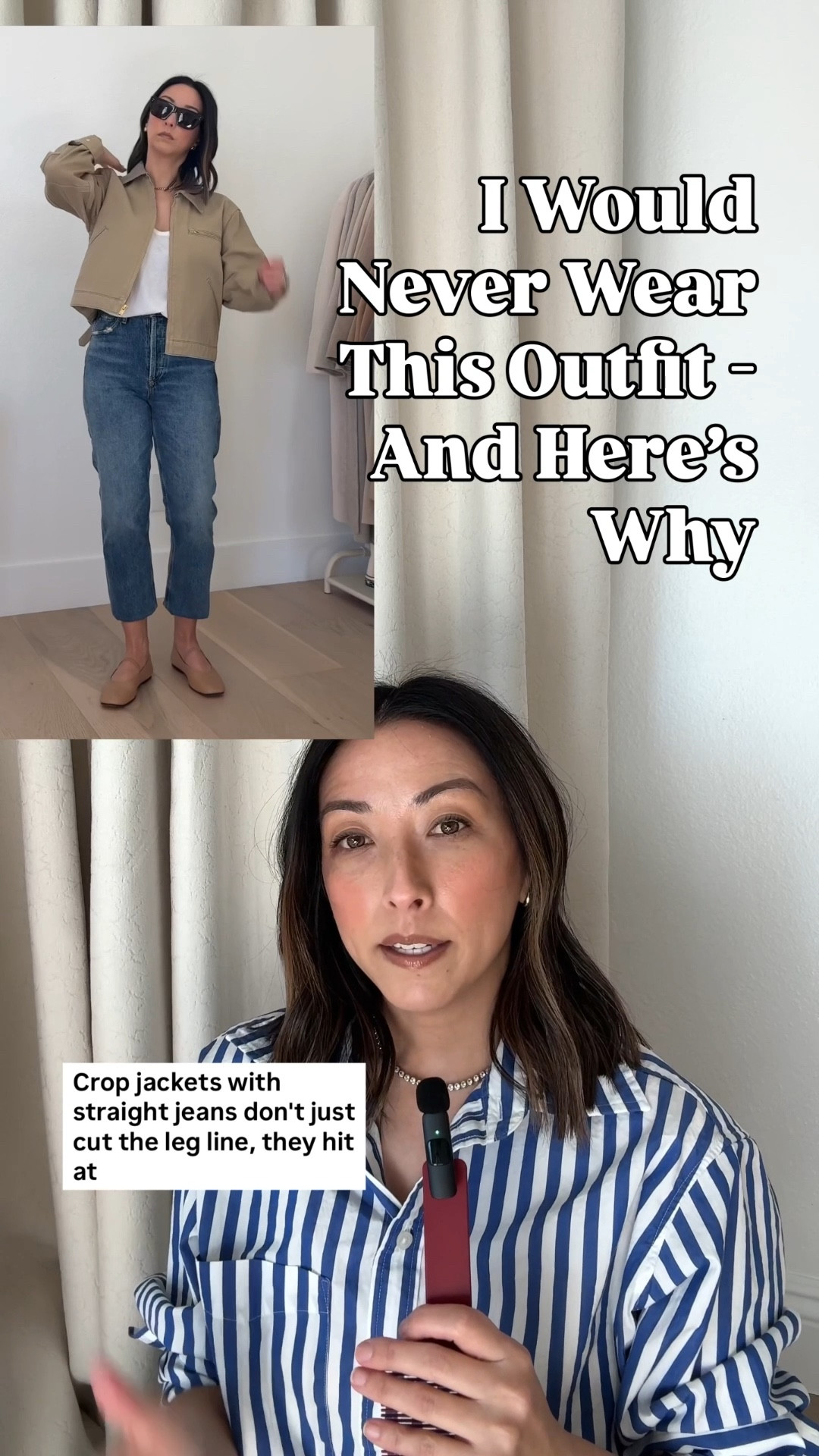 Why I would never wear this outfit and how I'd update it. 

Mango jacket xs
Madewell tee xs
AGOLDE mid Rise 90's jeans 24 - size down
Sam Edelman loafers 5
Liffner Hobo Pillow bag
Celine sunglasses
Amazon socks