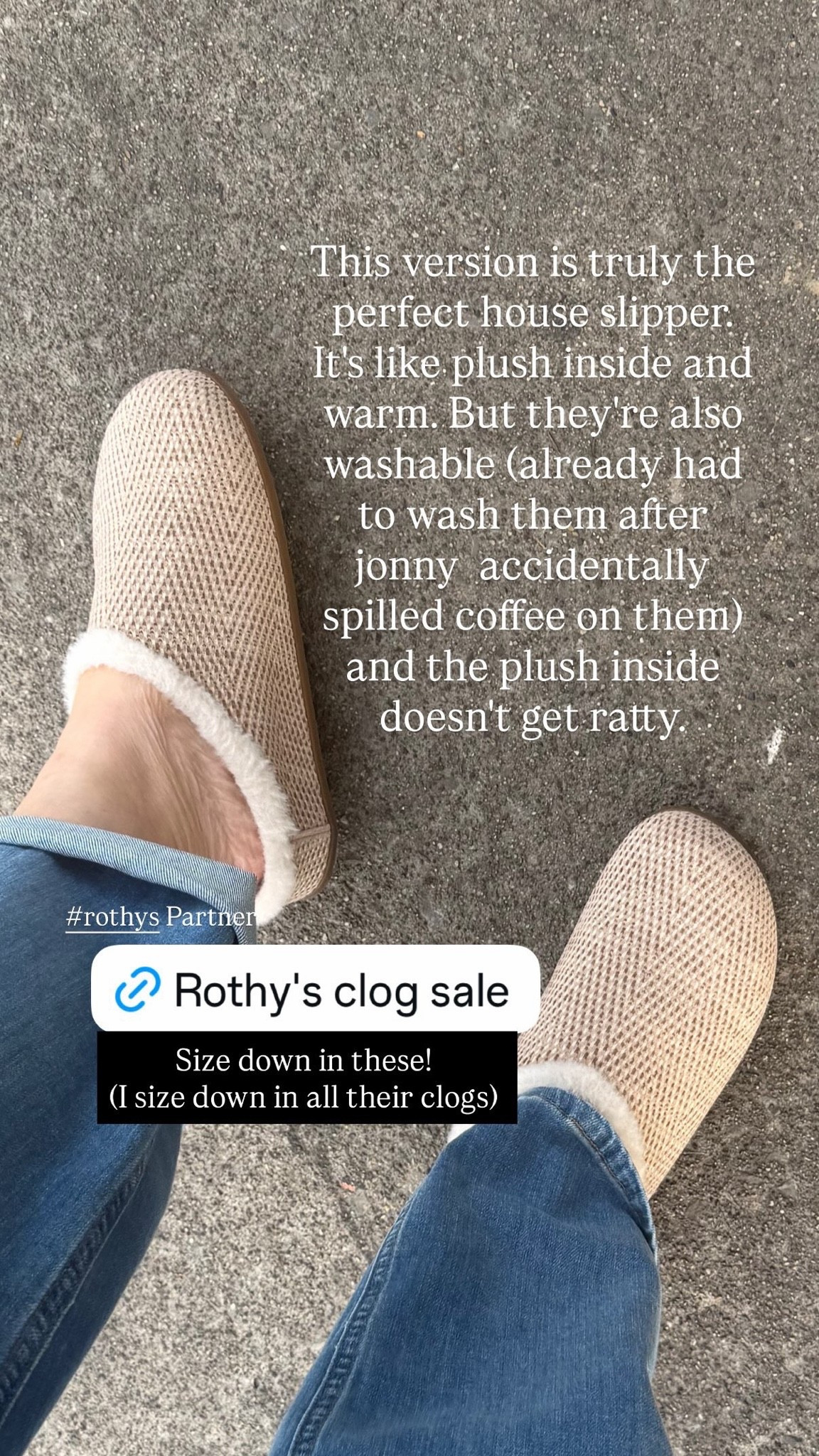 If you’ve been following us, you know I LOVE @Rothy's. They are just SO comfortable. These clogs are the perfect soft cozy house slipper, and they’re $31 off! They’re also machine washable, and the plush inside doesn’t get matted or pilled in the wash. All clogs are up to 25% off right now!

#LTKSaleAlert #LTKSeasonal