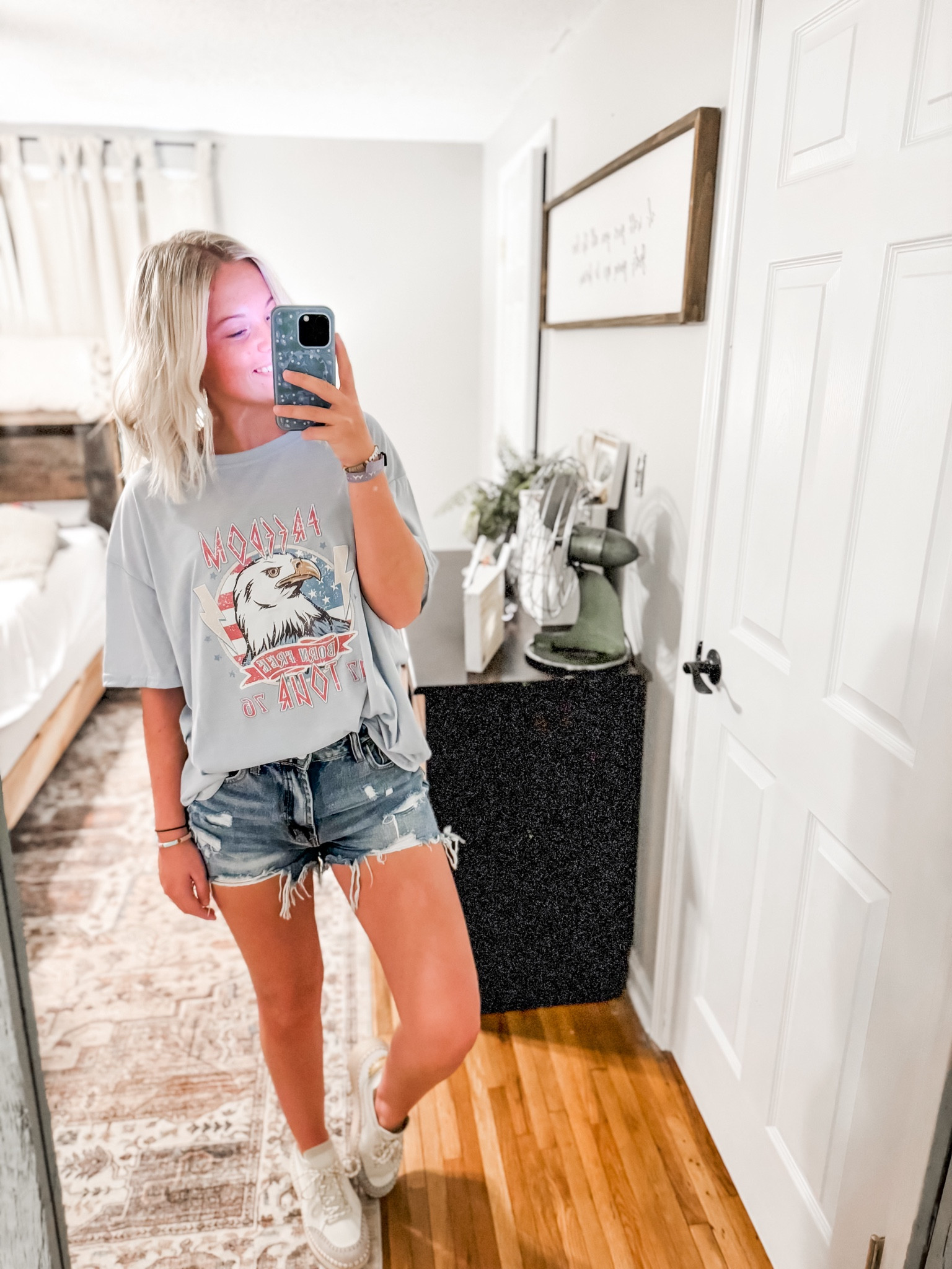 Cute little 4th of July shirt🇺🇸

#LTKStyleTip #LTKSeasonal #LTKFindsUnder50