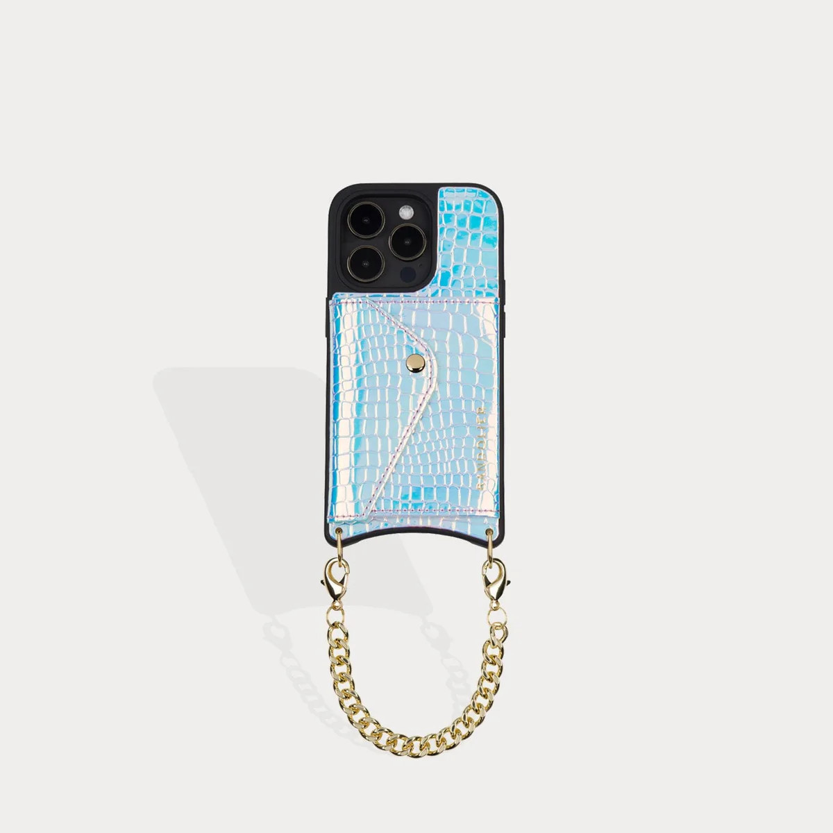 Ariel Wristlet - Iridescent Pearl/Gold | Bandolier
