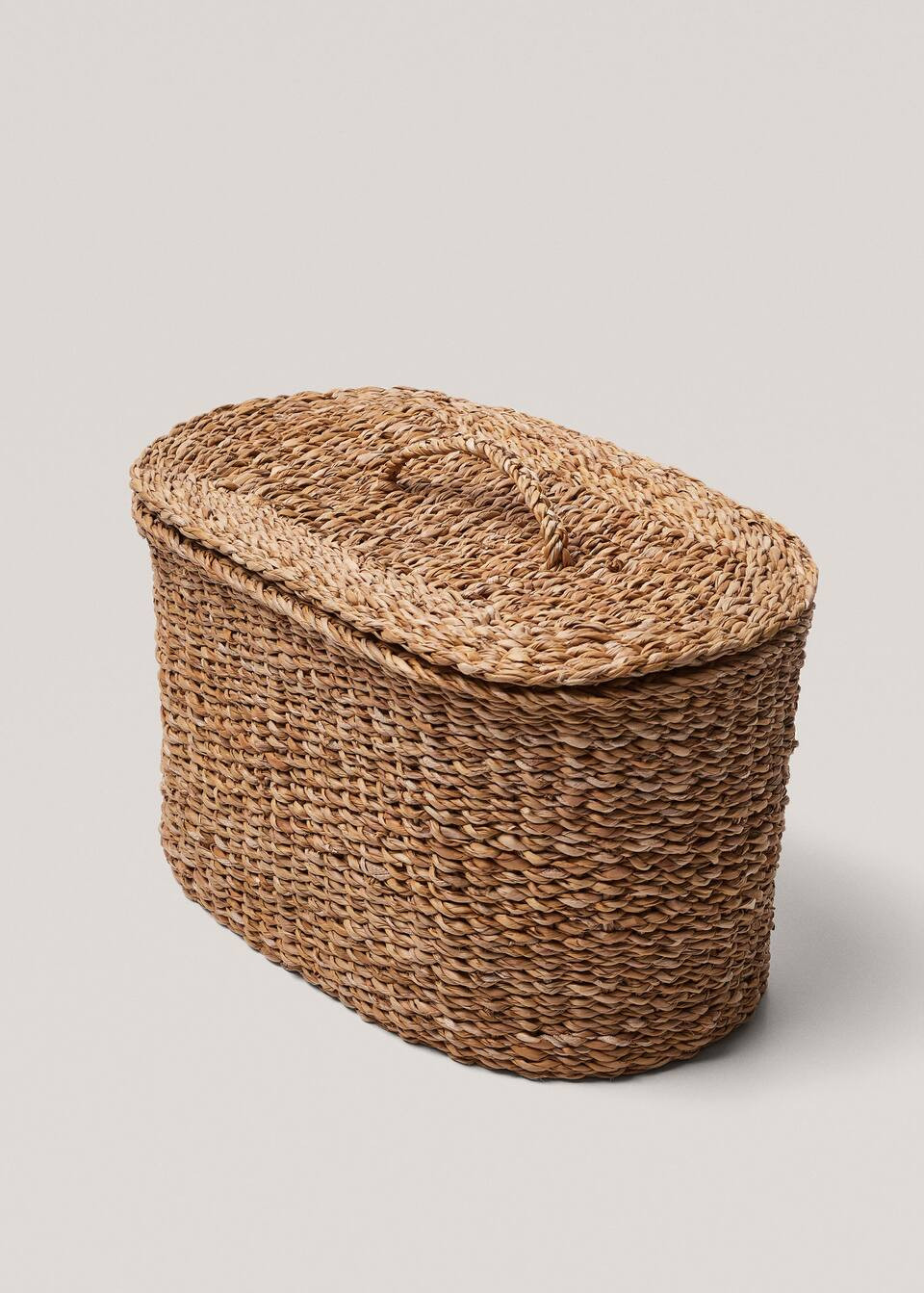 Oval basket 23x40cm -  Home | Mango Home USA | MANGO (US)