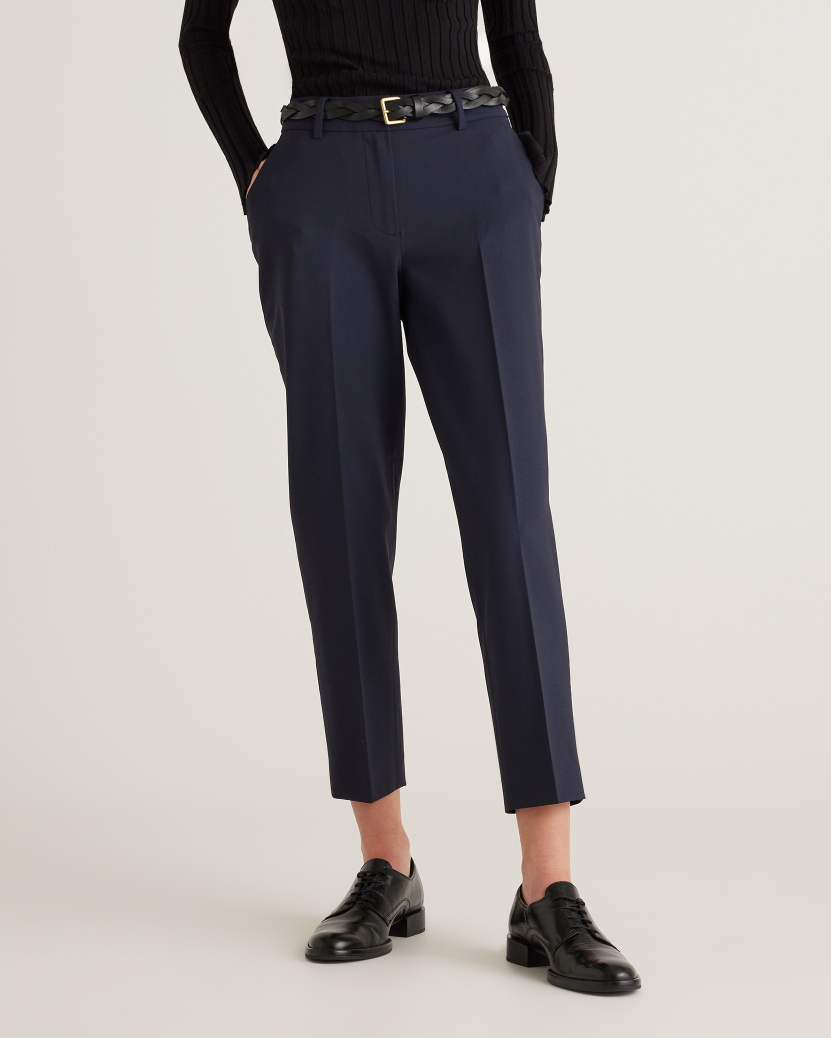 Italian Wool Slim Leg Ankle Pants | Quince