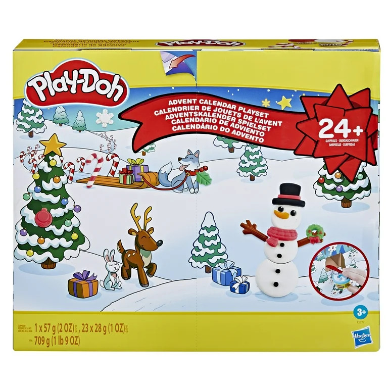 Play-Doh Kids Advent Calendar Playset, Christmas Gifts for Kids, Advent Calendars for Kids, Ages ... | Walmart (US)
