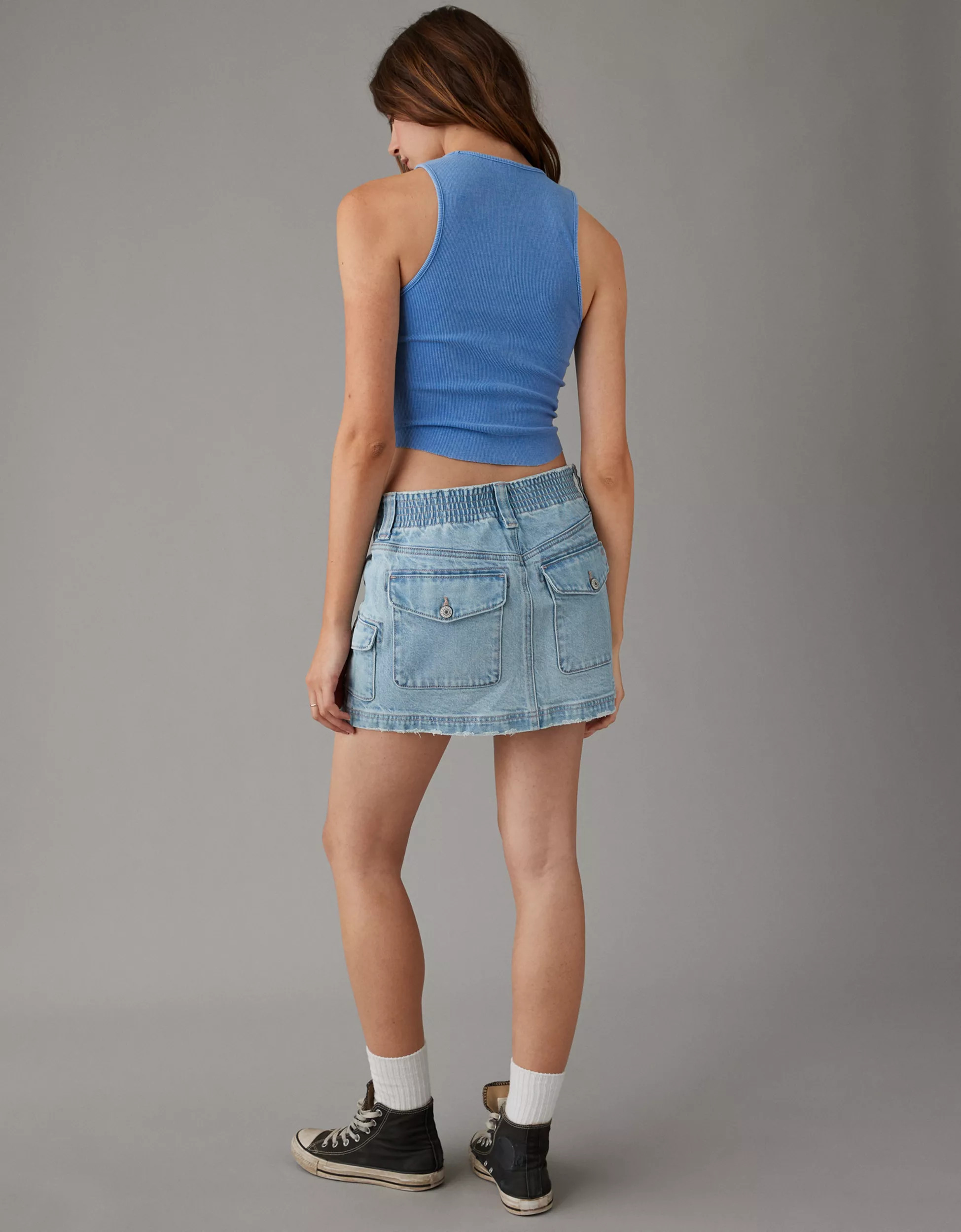 AE High Neck Daily Fave Tank Top | American Eagle Outfitters (US & CA)