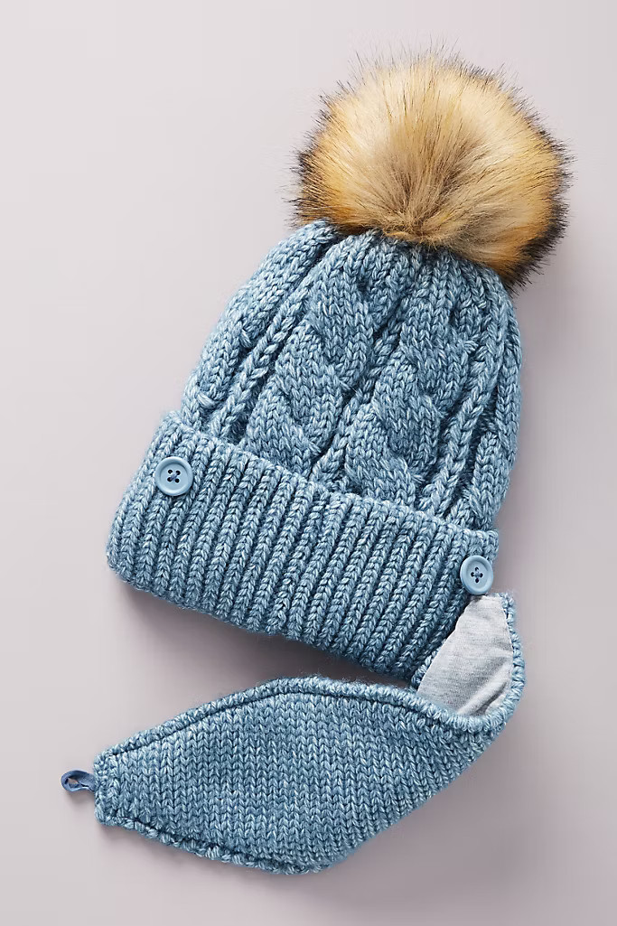 Norah Beanie + Reusable Face Mask Set | Anthropologie (US)