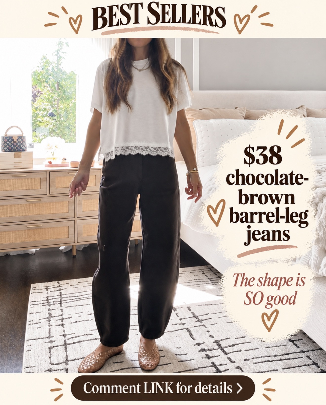 These $38 chocolate-brown barrel-leg jeans are SO good 🤎 The shape is perfect, and they’re such an easy fall update!

Comment LINK and I’ll send you the details 🔗⬇️

#LTKOver40 #LTKSeasonal #LTKmomlife