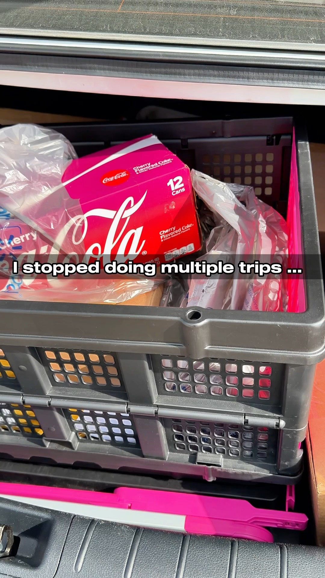 Errand day with groceries and online order pickups from multiple stores.😆

I used to dread bringing everything in because it meant multiple trips, sore arms, and bags sliding all over my trunk.

Now I load everything into crates, roll it instead of carrying it, and errands are way less exhausting.

If you've been doing groceries and pickups the hard way, this foldable utility cart makes hauling everything so much easier.

#errandday #groceryhaul #shoppingcart #foldablecart #grocerycart #foldableshoppingcart #collapsibleshoppingcart #portableutilitycart #utilitycart

#LTKdayinmylife #LTKHome
