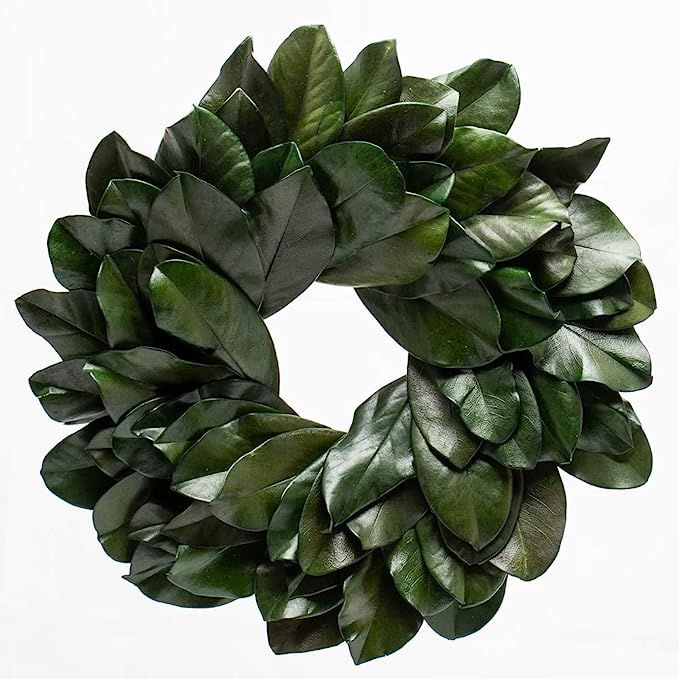 Richland Preserved Magnolia Wreath 17" Home Wedding Rustic Decor | Amazon (US)