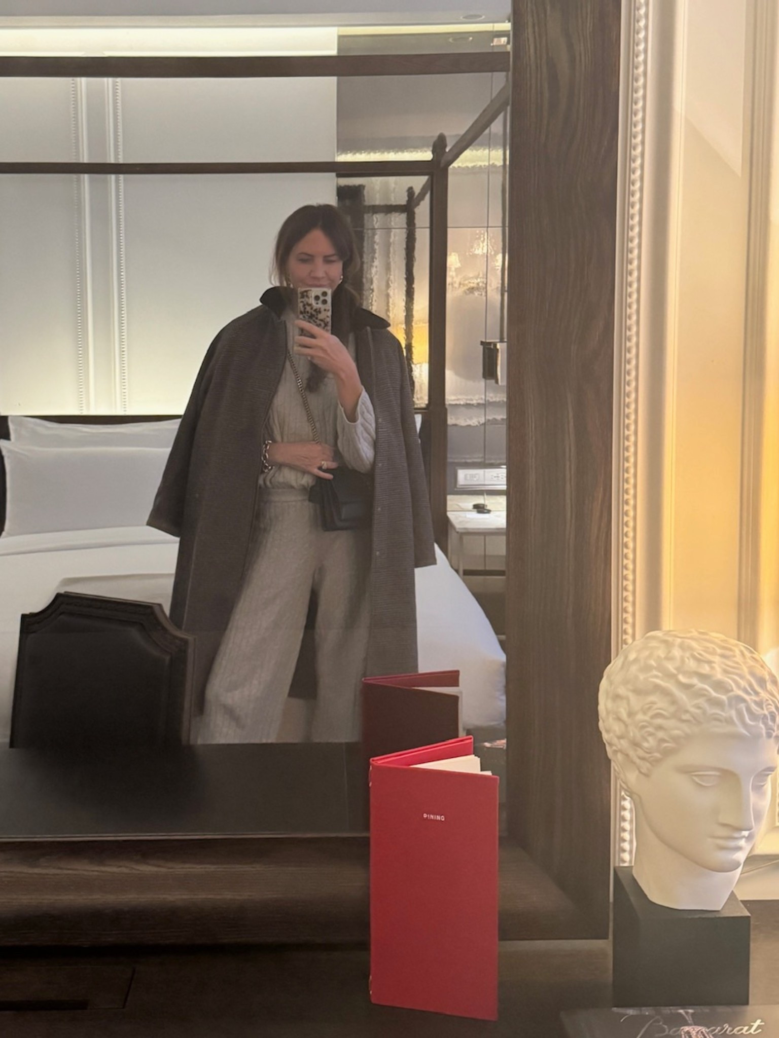 My go-to travel fit lately: cashmere cable knit sweat and this houndstooth wool trench!

#LTKmomlife #LTKootd #LTKgrwm