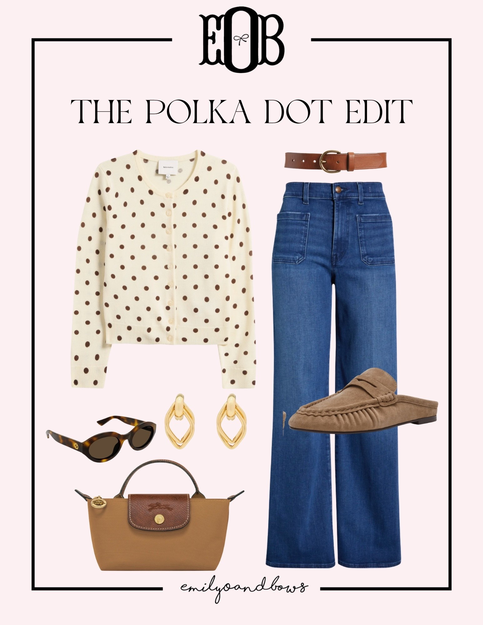 The polka dot edit for spring! 

