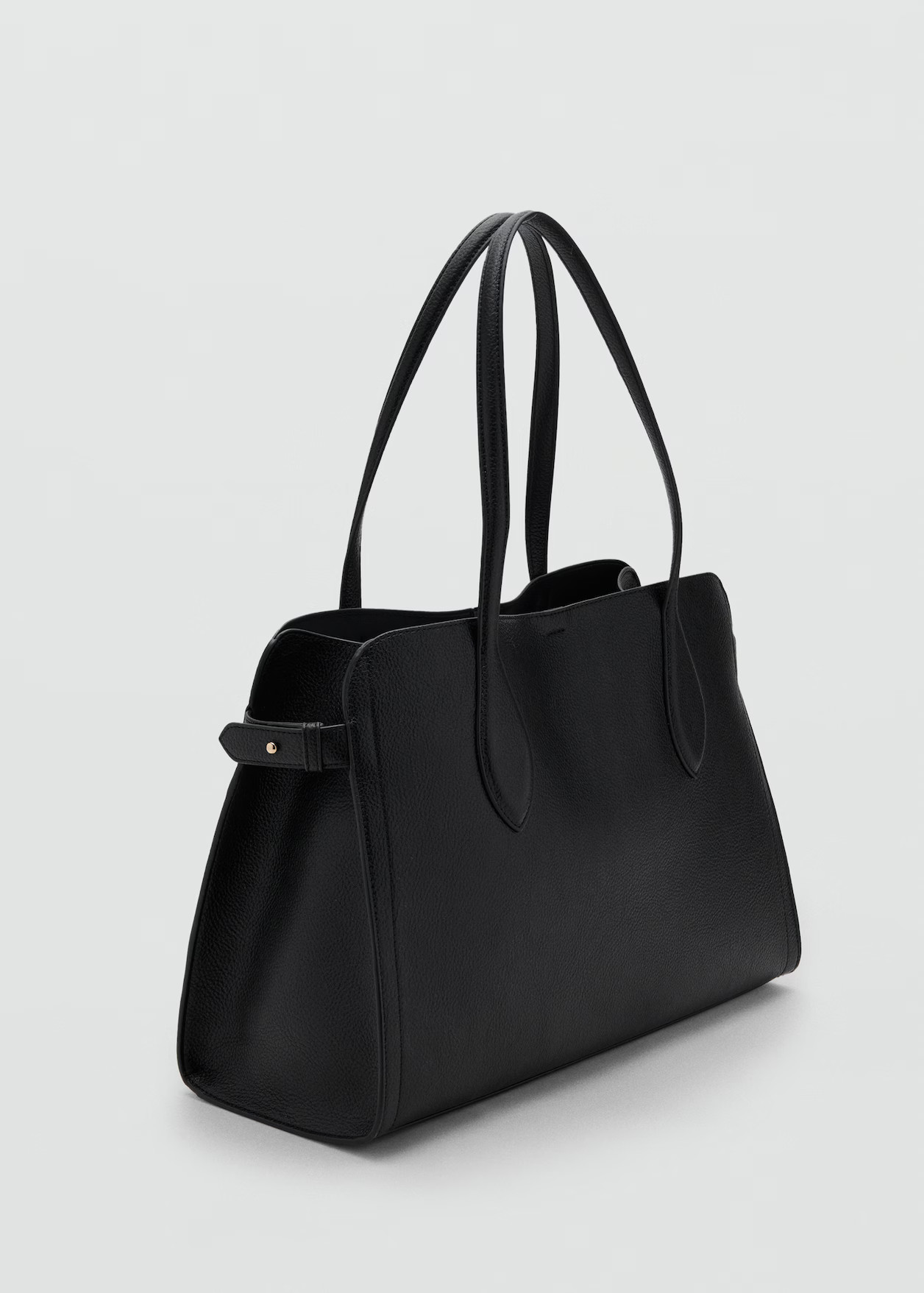 Medium bag with pebbled effect leather - Women | MANGO USA | Mango (US/MX/AU)