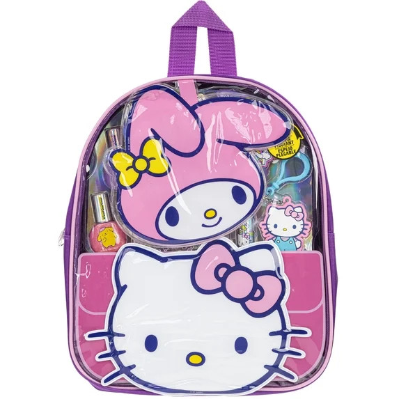 Hello Kitty and Friends Cosmetic Gift Bag, Lip, Nail, and Hair Accessories, Kids Ages 3+ | Walmart (US)